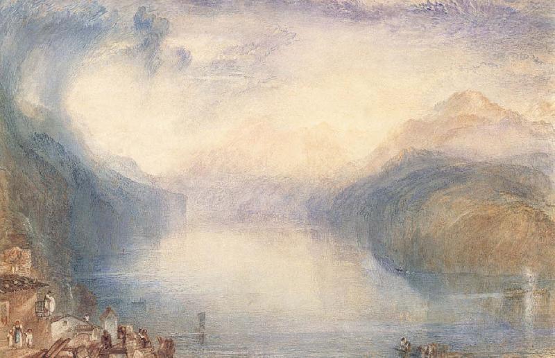 The Bay of Uri from above Brunnen, J.M.W. Turner